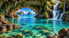 4K Tropical Lagoon