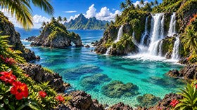 4K Lagoon Falls