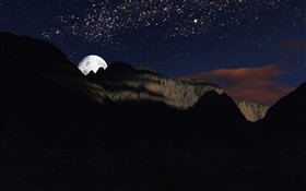 The moon in August