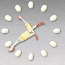 Rubber Chicken Clock