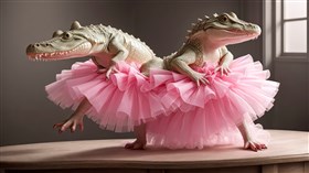 Siamese Twin Crocodiles