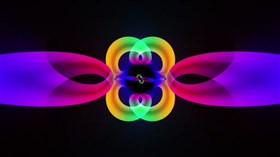 neon fractal art