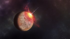Asteroid in Celestial Rust