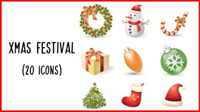 Xmas Festival (20 Icons)