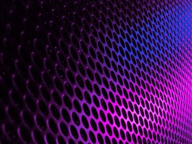 Light reflections on metal