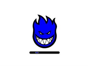 Spitfire logo bootskin blue