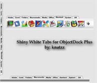 Shiny White Tabs