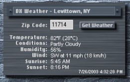 Warehouse Weather Object
