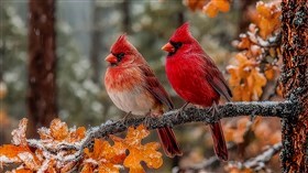 Autumn Cardinal