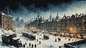 a frozen city