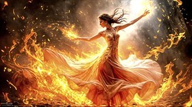 dancing with fire