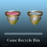 Cone Recycle bin