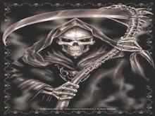 Hoodie with Scythe