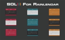 Sol III for Rainlendar