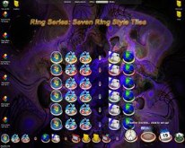 Ring Style Disk Tile Backgrounds