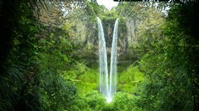 Secluded Twin Falls