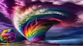 Colorful Storm Lighting