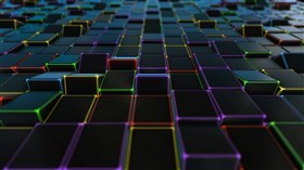 4K Neon Cubes 2