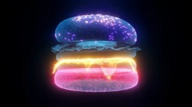 4K Burger Hologram