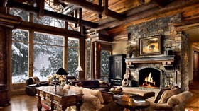 4K Luxury Cabin View
