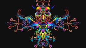 4K Neon Owl