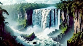 4K Scenic Falls