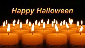 Happy Halloween Candles
