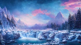 4K Winter Scape