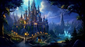 4K Castle Night