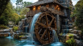 4K Water Wheel