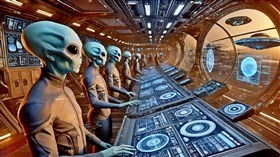 4K Alien Controls Panels