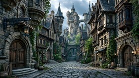 4K Medieval Village