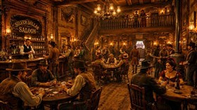 4K Silver Dollar Saloon