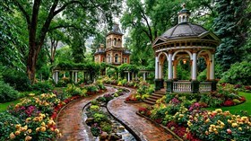 4K Garden Walkway