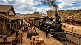 4K Train Station