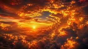 4K Amazing Sunset