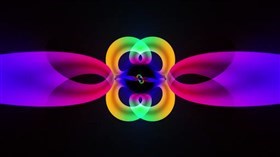 neon fractal art