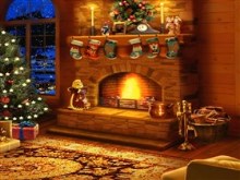my christmas fireplace