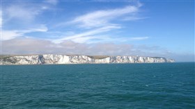 white cliffs