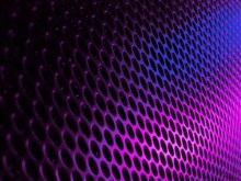 Light reflections on metal